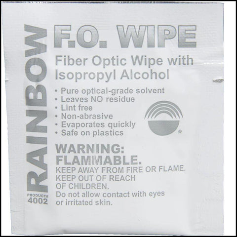 Fiber Optic Cleaning Wipe