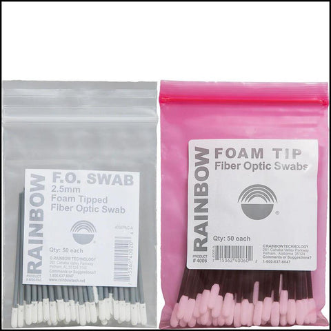 Fiber Optic Cleaning Swabs