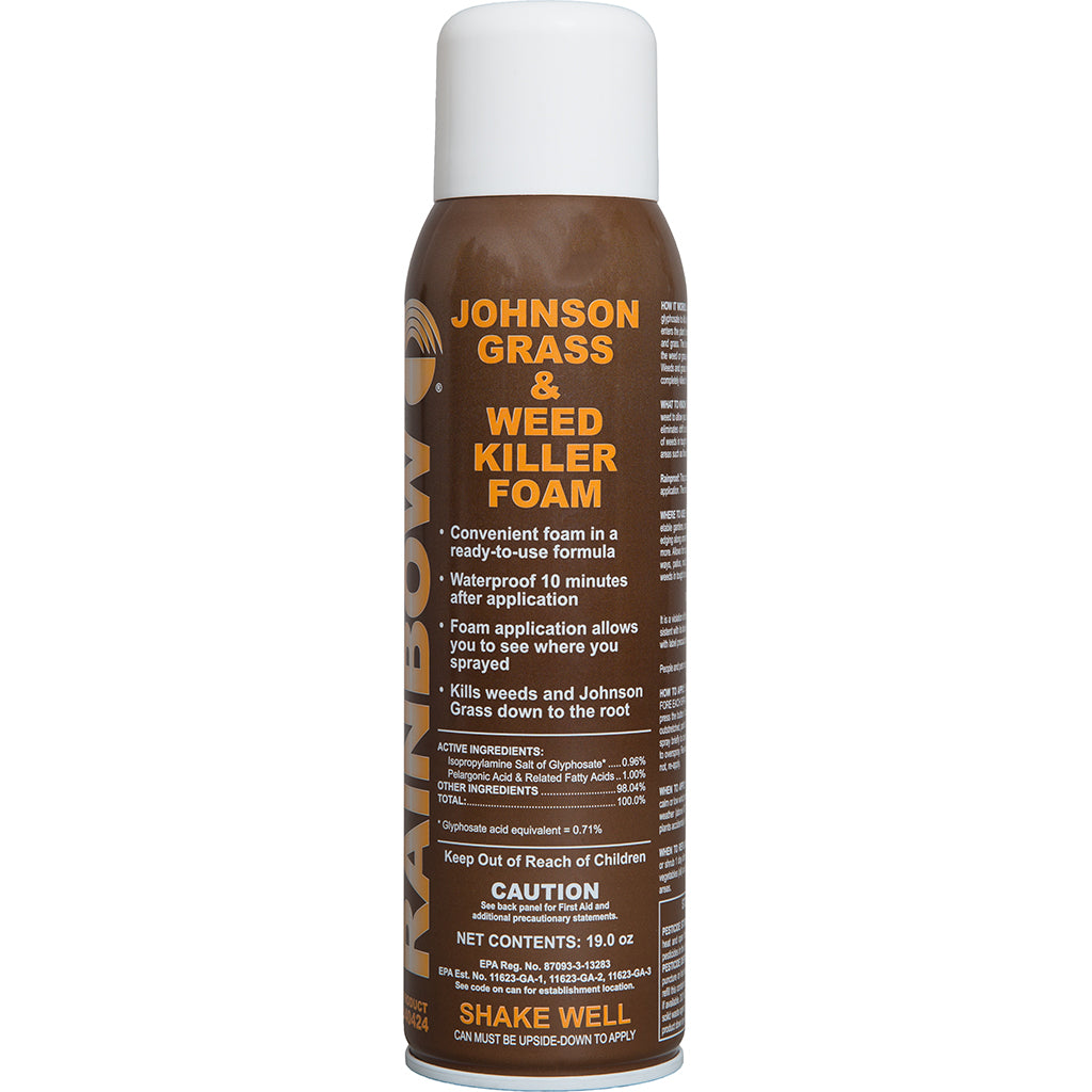 glyphosate herbicide foam Johnson Grass & Weed Killer Foam