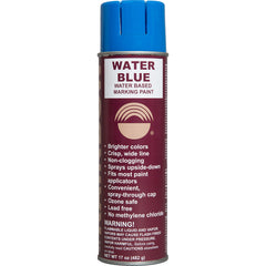 Water-Based Inverted-Tip Marking Paint Water Blue