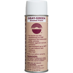 Enamel-Based Spray Paint Gray-Green