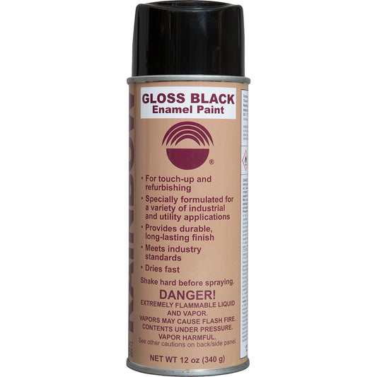 Enamel-Based Spray Paint Gloss Black
