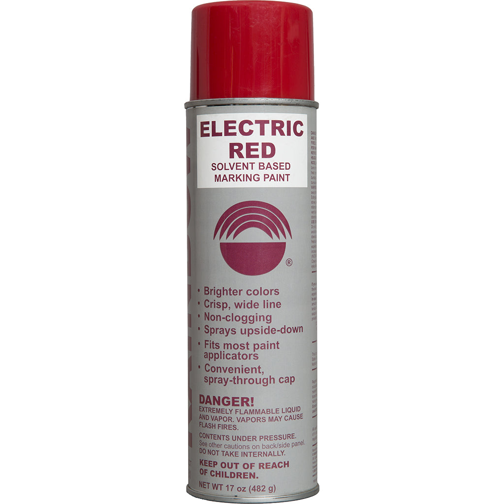Solvent-Based Inverted-Tip Marking Paint Electric Red