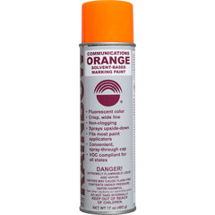 Solvent-Based Inverted-Tip Marking Paint Communications Orange