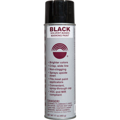Solvent-Based Inverted-Tip Marking Paint Black
