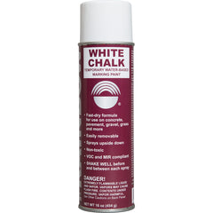 Water-Based Inverted-Tip Marking Paint White Chalk