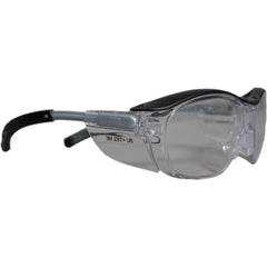 Diopter Safety Glasses Clear Lens Angled