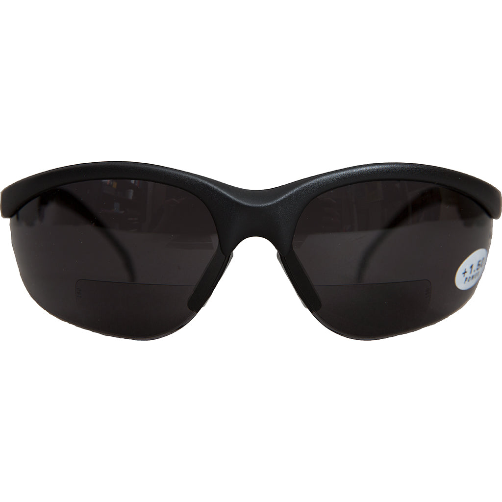 MCR Safety Glasses w/ Diopter Smoke Lens
