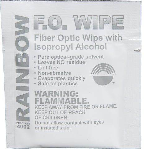 Fiber Optic Cleaning Wipe