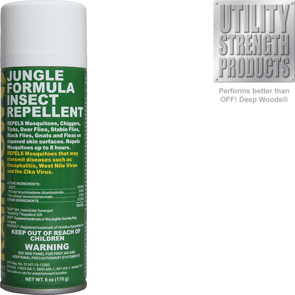 Jungle Formula Medium Insect Repellent 125ml - Repellent Aerosol - Medium  Protection from Mosquitoes - with DEET and Geraniol - Up to 6 hours of  protection : : Health & Personal Care